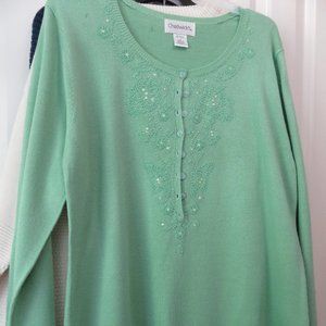 CHADWICK MINT GREEN SWEATER